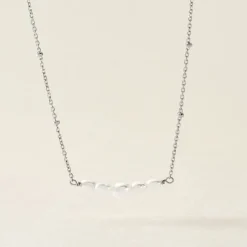 Hot Histoire d'Or Collier Blaine Argent Blanc Perle De Culture