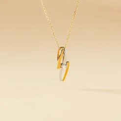 Histoire d'Or Collier Blandine Or Bicolore Diamant