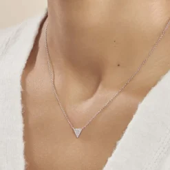 Sale Histoire d'Or Collier Brendana Argent Blanc Oxyde De Zirconium