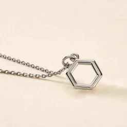 Online Histoire d'Or Collier Brielle Argent Blanc