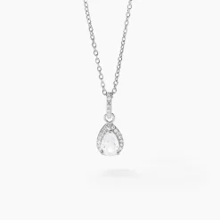 Best Histoire d'Or Collier Briony Argent Blanc Oxyde De Zirconium