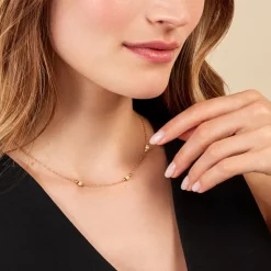 Clearance Histoire d'Or Collier Brooks Or Jaune