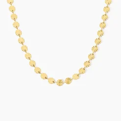 Histoire d'Or Collier Calliandra Acier Jaune* Colliers|Colliers