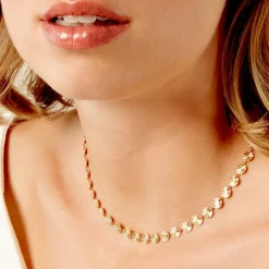 Histoire d'Or Collier Calliandra Acier Jaune* Colliers|Colliers