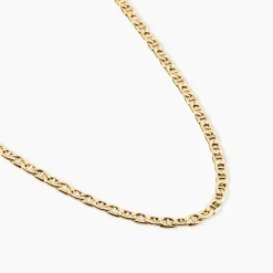 Histoire d'Or Collier Capucin Or Jaune Maille Marine Plate