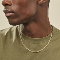 Outlet Histoire d'Or Collier Capucin Maille Marine Plate or jaune