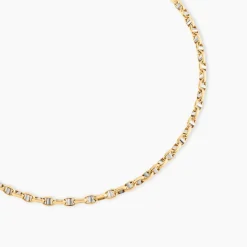 Histoire d'Or Collier Carlo Or Bicolore Maille Marine Ronde* Colliers|Colliers