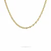 Online Histoire d'Or Collier Carlo Or Bicolore Maille Marine Ronde