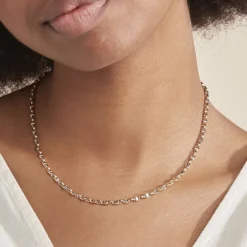 Histoire d'Or Collier Carlo Or Bicolore Maille Marine Ronde* Colliers|Colliers