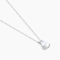 Histoire d'Or Collier Carolyn Argent Blanc Oxyde De Zirconium* Colliers|Colliers