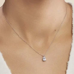 Histoire d'Or Collier Carolyn Argent Blanc Oxyde De Zirconium* Colliers|Colliers