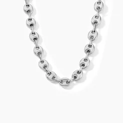 Histoire d'Or Collier Carrus Maille Grain De Cafe Argent Blanc* Colliers|Colliers