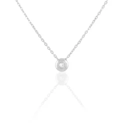 Histoire d'Or Collier Cate Argent Blanc Oxyde De Zirconium* Colliers|Colliers
