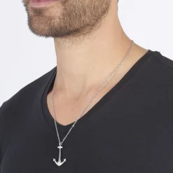 Histoire d'Or Collier Cedric Acier Blanc* Colliers|Colliers