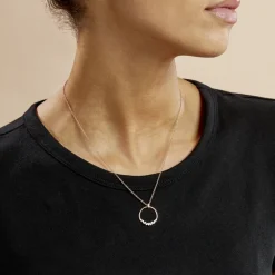 Hot Histoire d'Or Collier Celene Argent Rose Oxyde De Zirconium
