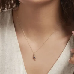 Histoire d'Or Collier Celestine Or Jaune Saphir Et Diamant* Colliers|Colliers