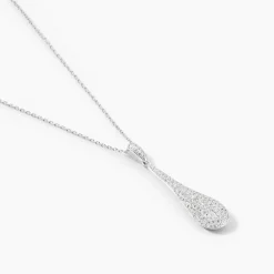 New Histoire d'Or Collier Celine Or Blanc Diamant