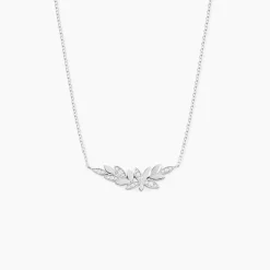 Clearance Histoire d'Or Collier Cesarine Argent Blanc Oxyde De Zirconium