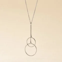 Histoire d'Or Collier Chayann Argent Blanc