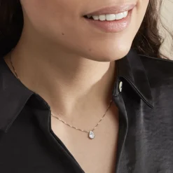 Histoire d'Or Collier Cherice Argent Blanc Oxyde De Zirconium* Colliers|Colliers