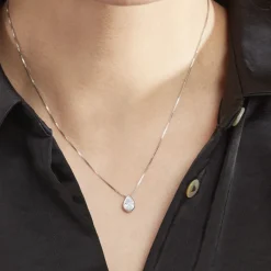 Histoire d'Or Collier Cherice Argent Blanc Oxyde De Zirconium* Colliers|Colliers