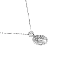 New Histoire d'Or Collier Chimere Argent Blanc Oxyde De Zirconium