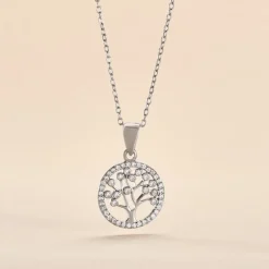 New Histoire d'Or Collier Chimere Argent Blanc Oxyde De Zirconium