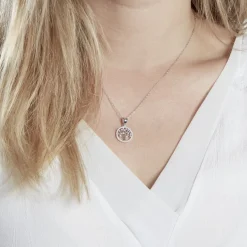 New Histoire d'Or Collier Chimere Argent Blanc Oxyde De Zirconium