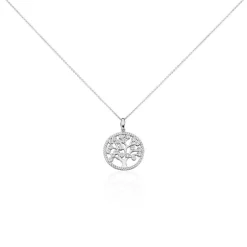 Histoire d'Or Collier Chimere Argent Blanc Oxyde De Zirconium* Colliers|Colliers