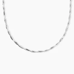 Histoire d'Or Collier Ciel Argent Blanc* Colliers|Colliers