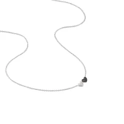 Clearance Histoire d'Or Collier Clementine Argent Blanc Oxyde De Zirconium