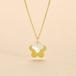 Histoire d'Or Collier Cleomelia Fleur Or Jaune* Colliers|Colliers
