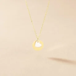 Hot Histoire d'Or Collier Cleomelia Pastille Or Jaune