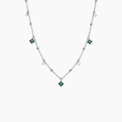 Histoire d'Or Collier Clova Argent Blanc Oxyde De Zirconium Pierre De Synthese* Colliers|Colliers