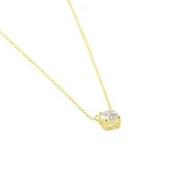 Clearance Histoire d'Or Collier Collection Aphrodite Or Jaune Diamant Synthetique or jaune diamant synthétique blanc