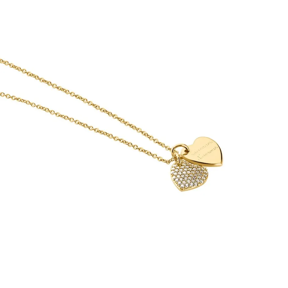 Histoire d'Or Collier Corazon Plaqué Or Jaune Oxyde De Zirconium* Bijoux Personnalisés|Colliers