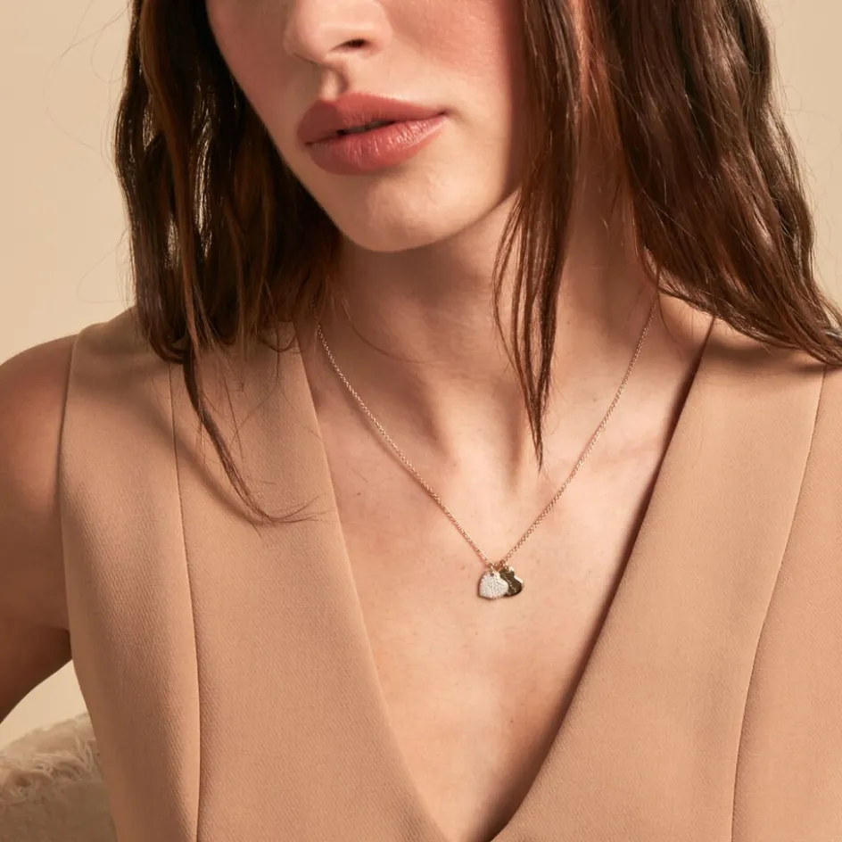 Histoire d'Or Collier Corazon Plaqué Or Jaune Oxyde De Zirconium* Bijoux Personnalisés|Colliers