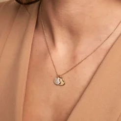 Histoire d'Or Collier Corazon Plaqué Or Jaune Oxyde De Zirconium* Bijoux Personnalisés|Colliers