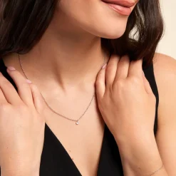 Histoire d'Or Collier Court Argent Blanc Constantin Oxyde De Zirconium* Colliers|Ras De Cou