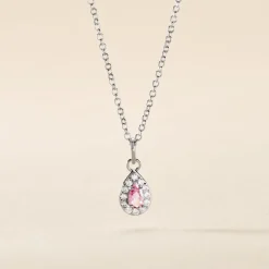 Sale Histoire d'Or Collier Court Argent Blanc Tania Oxyde De Zirconium argent blanc oxyde rose