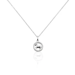 Histoire d'Or Collier Court Argent Blanc Ayeline Oxyde De Zirconium* Colliers|Ras De Cou