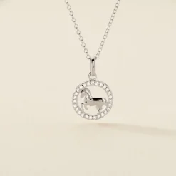 Histoire d'Or Collier Court Argent Blanc Ayeline Oxyde De Zirconium* Colliers|Ras De Cou