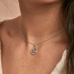 Histoire d'Or Collier Court Argent Blanc Ayeline Oxyde De Zirconium* Colliers|Ras De Cou