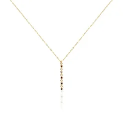 Hot Histoire d'Or Collier Céphée Plaqué Or Doré Oxyde De Zirconium