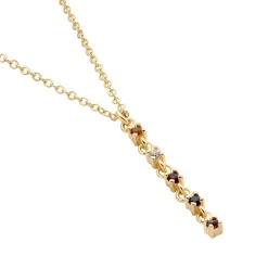 Hot Histoire d'Or Collier Céphée Plaqué Or Doré Oxyde De Zirconium