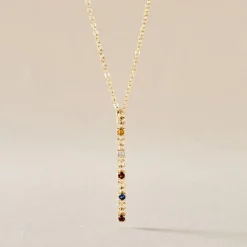 Hot Histoire d'Or Collier Céphée Plaqué Or Doré Oxyde De Zirconium