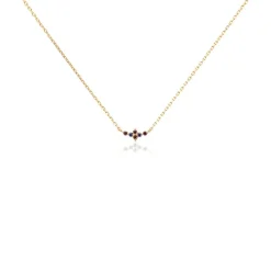 Histoire d'Or Collier Céphée Plaqué Or Doré Pierres De Synthèses* Colliers|Colliers