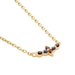 Histoire d'Or Collier Céphée Plaqué Or Doré Pierres De Synthèses* Colliers|Colliers