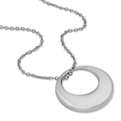 Online Histoire d'Or Collier Creolia acier blanc
