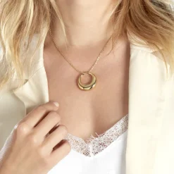 Histoire d'Or Collier Creolia Acier Jaune* Colliers|Colliers